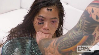 Deepthroat Choking Asian GIF