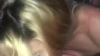 Deepthroat Blonde GIF