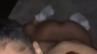 Ebony Deepthroat Blowjob GIF